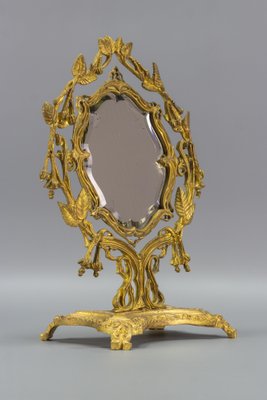 French Neoclassical Style Bronze Dressing Table Mirror-KEG-1114686