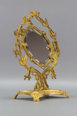 French Neoclassical Style Bronze Dressing Table Mirror-KEG-1114686