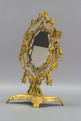 French Neoclassical Style Bronze Dressing Table Mirror-KEG-1114686