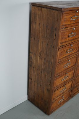 French Oak Bank Cabinet with Drop Down Doors, 1920s-XO-1757291