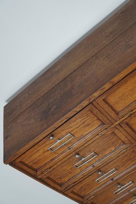 French Oak Bank Cabinet with Drop Down Doors, 1920s-XO-1757291