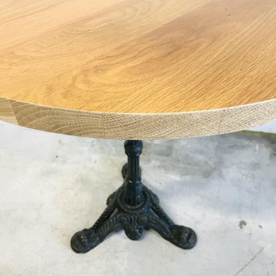 French Oak Cafe Table / Patio Table-LCQ-851465