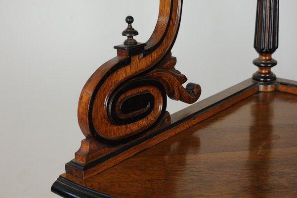 French Oak Corner Cabinet, Late 19th Century-GAP-1735165