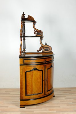 French Oak Corner Cabinet, Late 19th Century-GAP-1735165