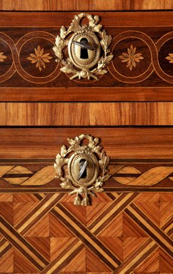 French Ormolu-Mounted Marquetry Secretaire Cabinet, 1775-MBH-1145646