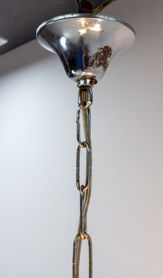 French Pendant in Lustre Glass and Metal, 1970-RIU-1299296