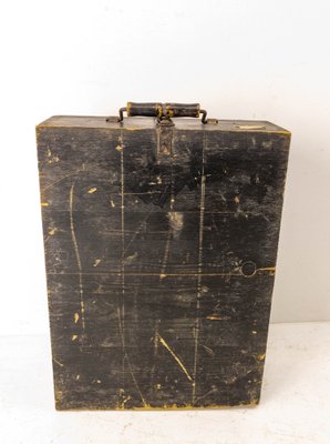 French Pine Boarding Student Suit Case, 1900-RIU-1238952