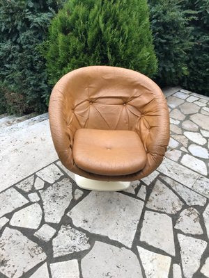 French Plastic Club Chair by Raphael Raffel, 1970s-OXJ-859684