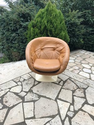 French Plastic Club Chair by Raphael Raffel, 1970s-OXJ-859684