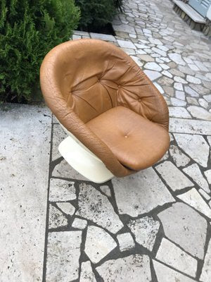 French Plastic Club Chair by Raphael Raffel, 1970s-OXJ-859684