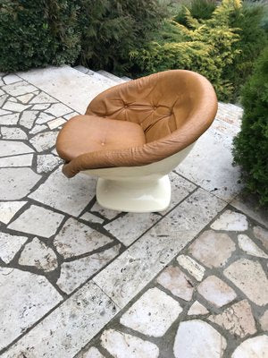 French Plastic Club Chair by Raphael Raffel, 1970s-OXJ-859684