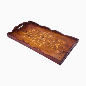 French Platter in Wood Marquetry Made-UR-1326503