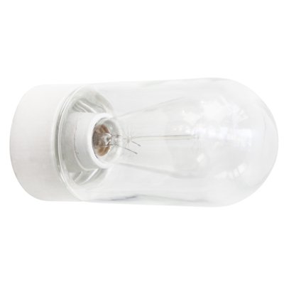 French Porcelain and Clear Glass Flush Mount-BLS-1782208