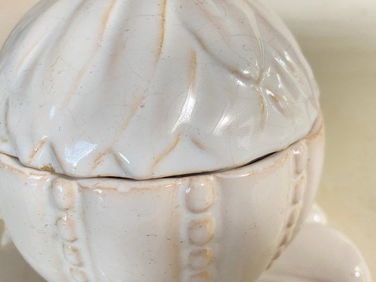 French Porcelain Sugar Pot by Sue & Mare, 20th Century-UR-1773719