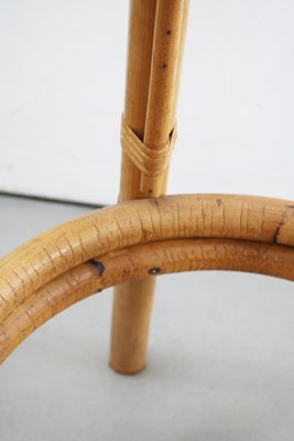 French Rattan and Bamboo Bar Stool, 1950s-FJP-2032222