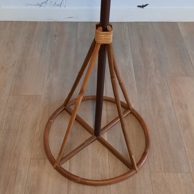 French Rattan Coat Stand, 1960s-SJU-1452964