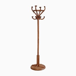 French Rattan Coat Stand, 1960s-SJU-1452966