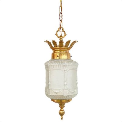 French Regency Lantern Pendant, 1960s-GYX-1396593