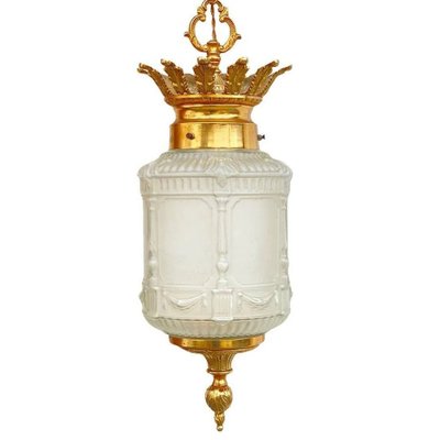 French Regency Lantern Pendant, 1960s-GYX-1396593