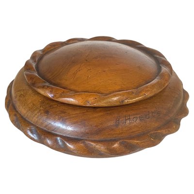 French Rounded Wooden Box, 1960-UR-1782953