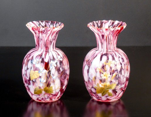 French Saint Diversity of the Pale of Vasis Lograp Vases, 1800s, Set of 2-OJE-1255189