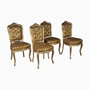 French Salon Chairs from Bellevue Palace, Berlin, 1890s, Set of 4-FLW-1402014