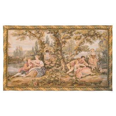 French Scenic Tapestry Wall Hanging-KEG-1086634