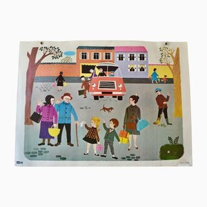 French School Poster of the Bus-AIU-1370537