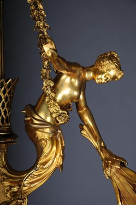 French Sconces in Gilt Bronze, Paris, 20th Century, Set of 2-FLW-1755028