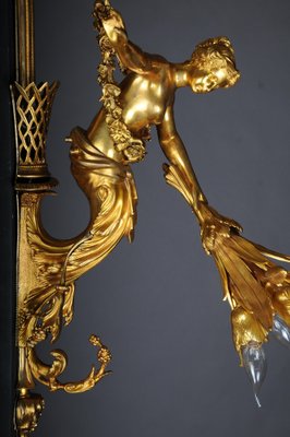 French Sconces in Gilt Bronze, Paris, 20th Century, Set of 2-FLW-1755028