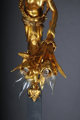 French Sconces in Gilt Bronze, Paris, 20th Century, Set of 2-FLW-1755028