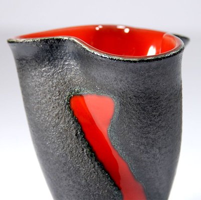 French Sculptural Vase from Elchinger, 1950s-GIW-742012