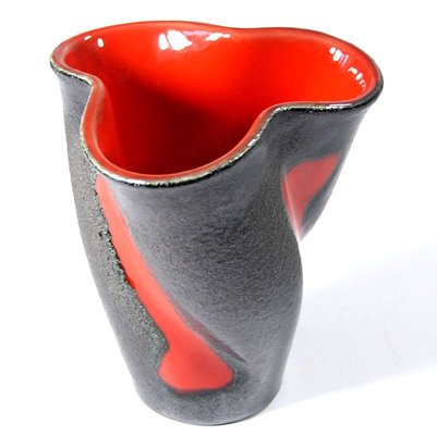 French Sculptural Vase from Elchinger, 1950s-GIW-742012