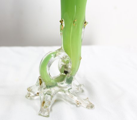 French Soliflor Glass Vase, 1960s-RIU-1358330