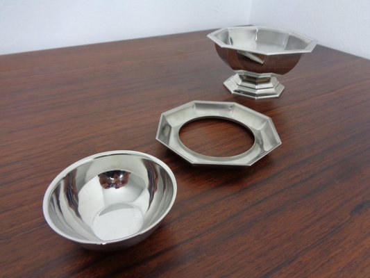 French Stainless Steel Caviar Bowl by Jean Couzon, 1970s-RDW-1727116