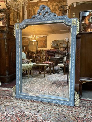 French Style Miror in Painted Wood-NSG-1771660