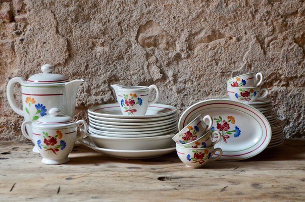 French Tableware Set, 1940s, Set of 37-AIU-566778