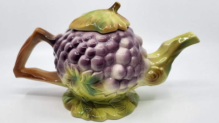 French Teapot from Saint Clément, 1950s-QCI-1779681