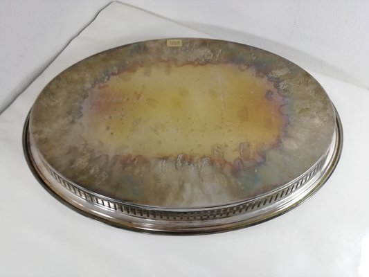 French Tray in Silver from Christofle Fleuron-HNE-1338527