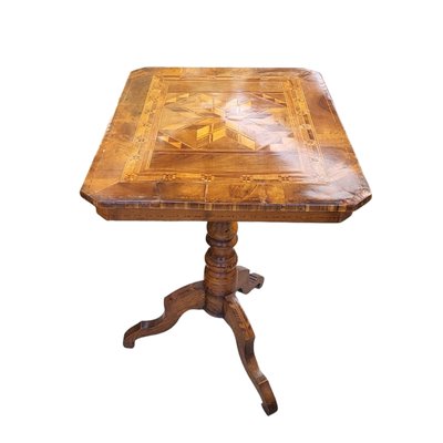 French Tripod Side Table in Rosewood-TCS-1794895