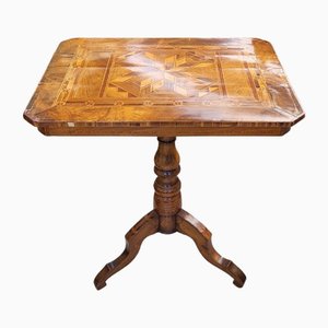 French Tripod Side Table in Rosewood-TCS-1794895