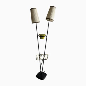 French Two-Armed Floor Lamp, 1950s-PDG-2016852