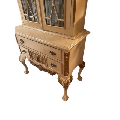 French Two Bodies Show Cabinet with Chest-TCS-2027822