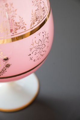 French Vase in Hand-Decorated Glass, 1970s-KNM-1440567