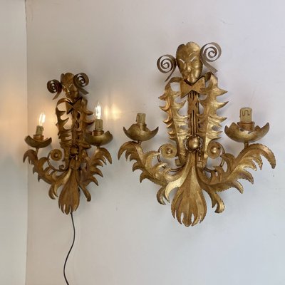 French Venetian Style Wall Sconce, 1960s-DX-2043173