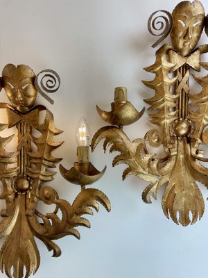 French Venetian Style Wall Sconce, 1960s-DX-2043173