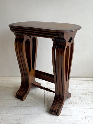 French Walnut Nesting Tables 1920s, Set of 4-WZZ-971108