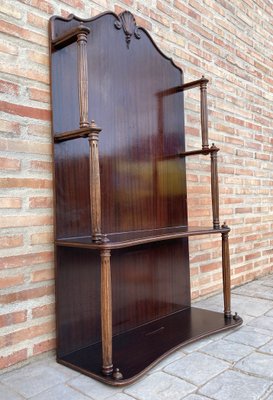 French Walnut Shelf, 1970s-NOU-859467