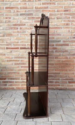 French Walnut Shelf, 1970s-NOU-859467