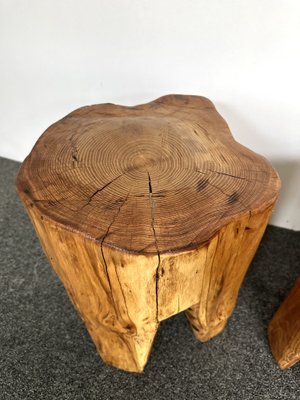 French Walnut Side Tables, 1960s, Set of 2-FUE-1754626